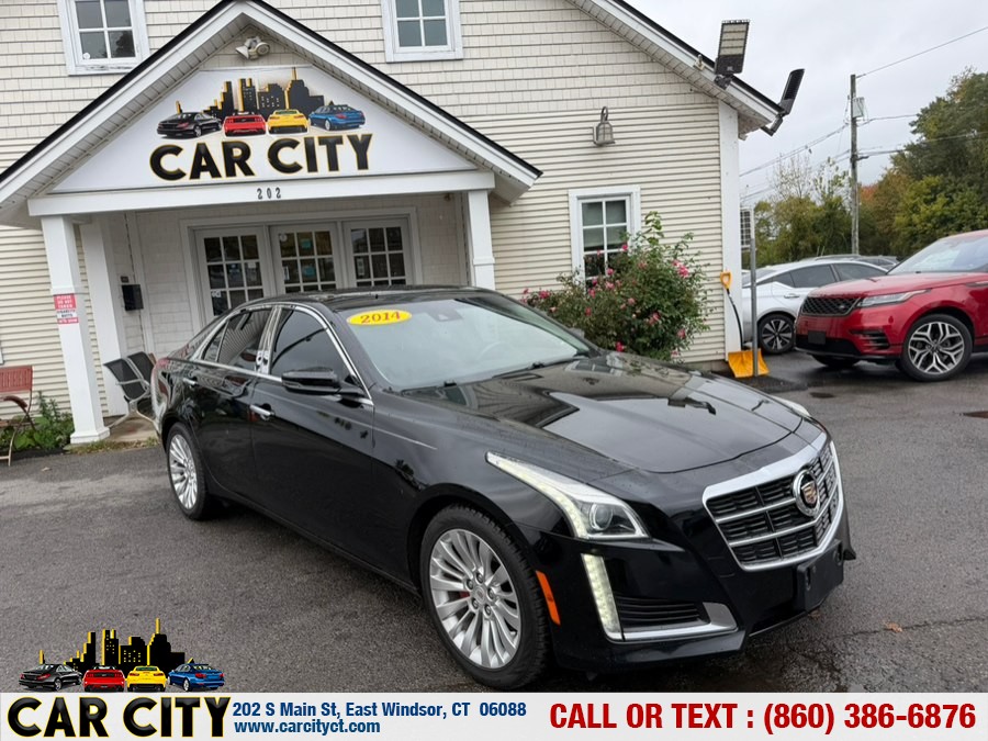 2014 Cadillac CTS Sedan 4dr Sdn 2.0L Turbo Luxury AWD, available for sale in East Windsor, Connecticut | Car City LLC. East Windsor, Connecticut