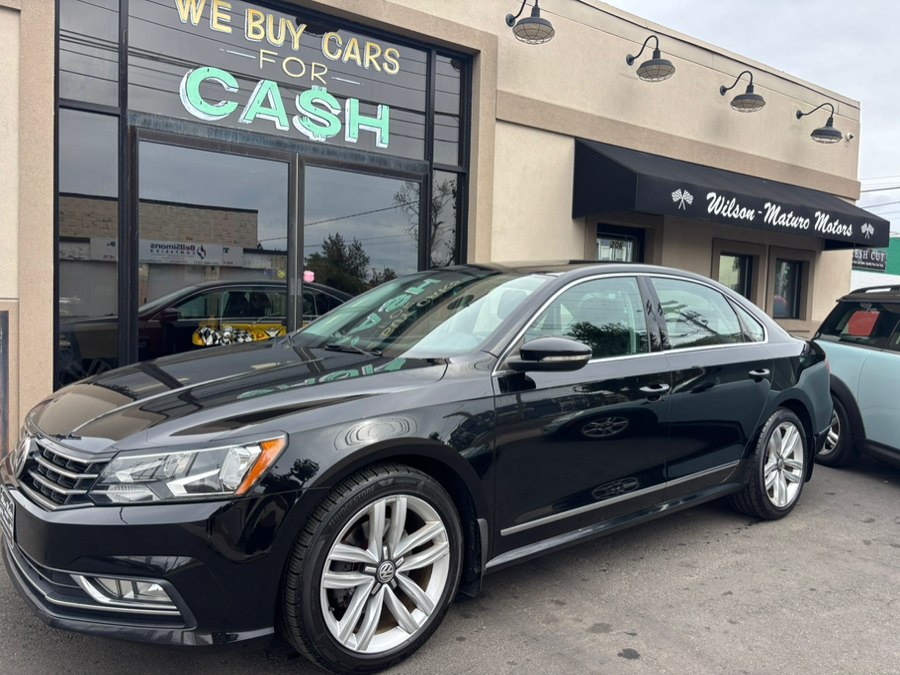 2016 Volkswagen Passat 4dr Sdn 1.8T Auto SEL PZEV, available for sale in New haven, Connecticut | Wilson Maturo Motors. New haven, Connecticut
