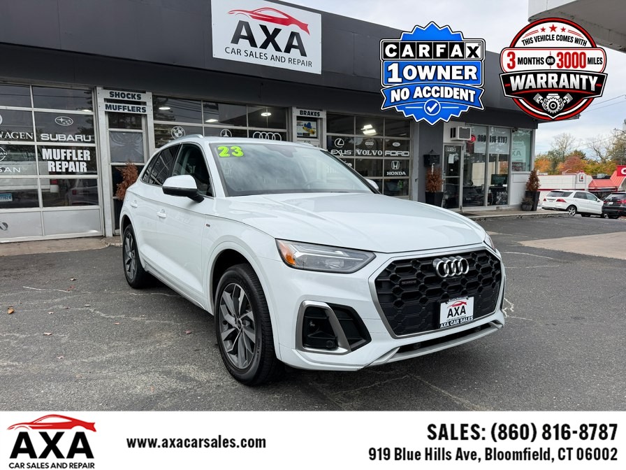 2023 Audi Q5 S line Premium Plus 45 TFSI quattro, available for sale in Bloomfield, Connecticut | AXA Car Sales and Repair LLC. Bloomfield, Connecticut