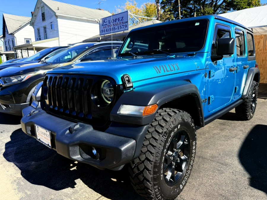 2020 Jeep Wrangler Unlimited Willys 4x4, available for sale in Port Chester, New York | JC Lopez Auto Sales Corp. Port Chester, New York