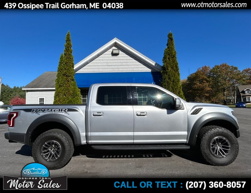 2019 Ford F-150 Raptor 4WD SuperCrew 5.5'' Box, available for sale in Gorham, Maine | Ossipee Trail Motor Sales. Gorham, Maine