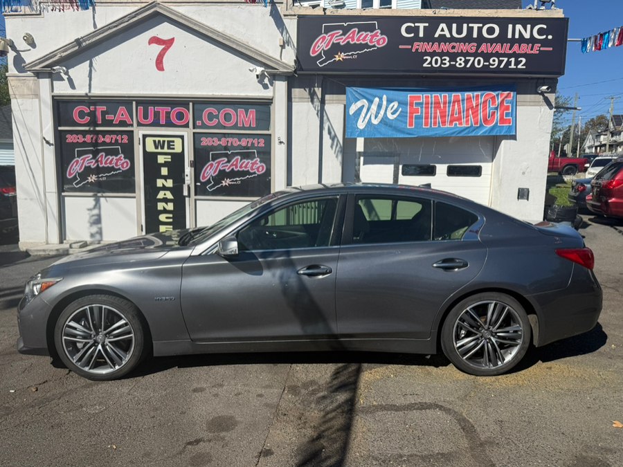 Used INFINITI Q50 4dr Sdn Hybrid Sport AWD 2014 | CT Auto. Bridgeport, Connecticut