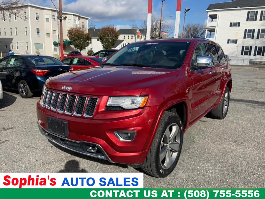 2015 Jeep Grand Cherokee 4WD 4dr Overland, available for sale in Worcester, Massachusetts | Sophia's Auto Sales Inc. Worcester, Massachusetts