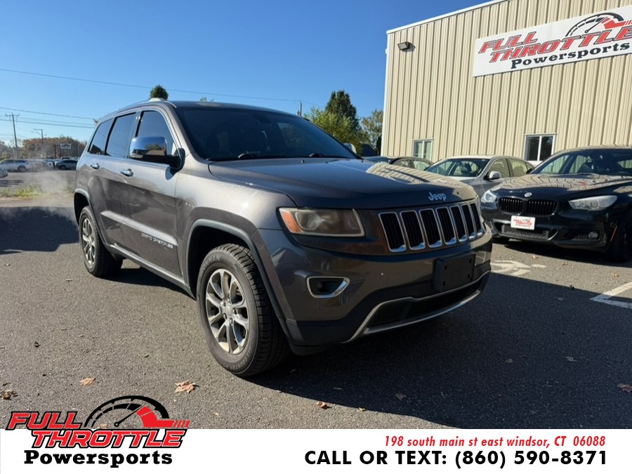 2015 Jeep Grand Cherokee 4WD 4dr Limited, available for sale in East Windsor, Connecticut | Full Throttle Power Sports LLC. East Windsor, Connecticut