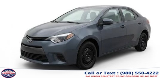 Used 2016 Toyota Corolla in Concord, North Carolina | Carolina Cars.Org. Concord, North Carolina