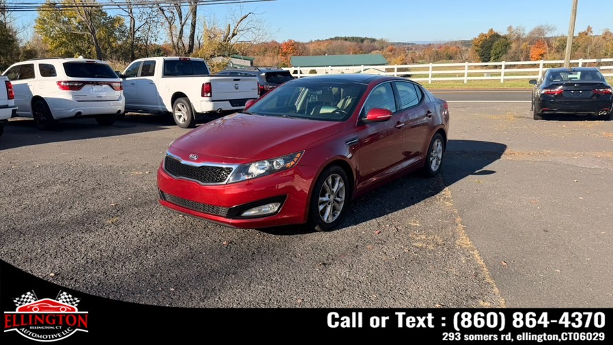 2013 Kia Optima 4dr Sdn EX, available for sale in Ellington, Connecticut | Ellington Automotive LLC. Ellington, Connecticut