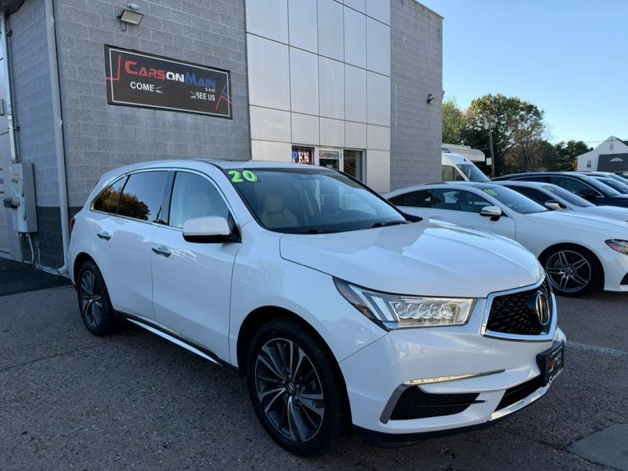 White 2020 Acura MDX SUV / Crossover All-Wheel Drive Automatic