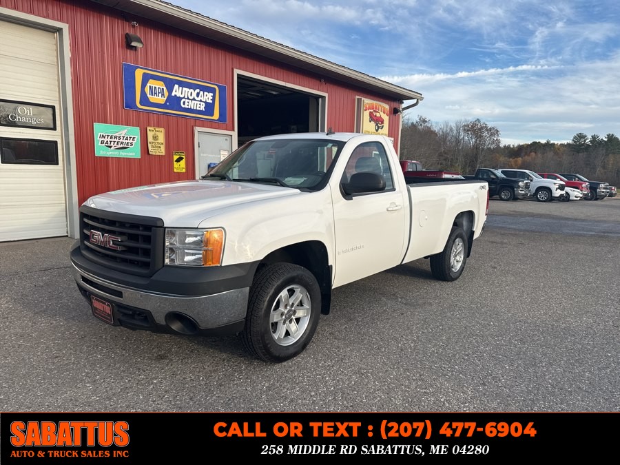 2009 GMC Sierra 1500 4WD Reg Cab 133.0" Work Truck, available for sale in Sabattus, Maine | Sabattus Auto and Truck Sales Inc. Sabattus, Maine