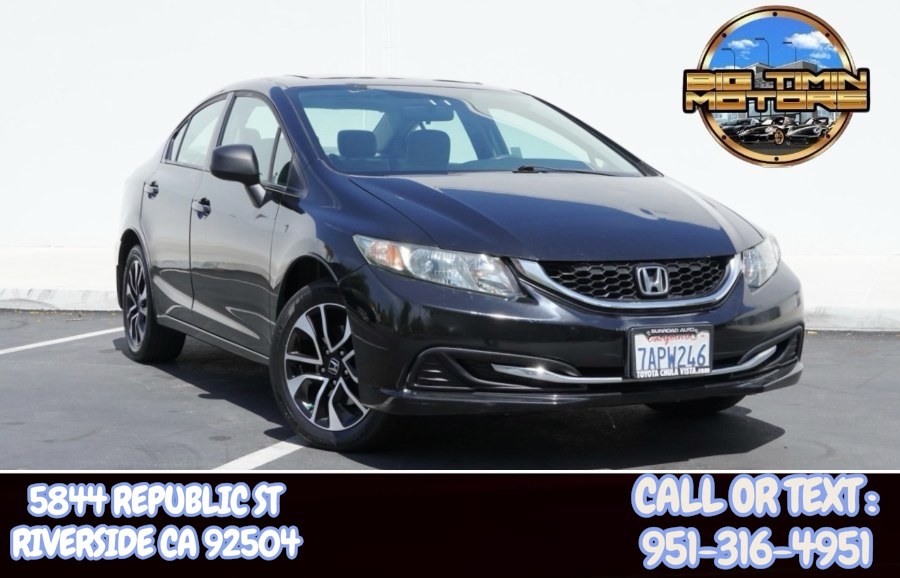 Used 2013 Honda Civic Sdn EX in Riverside, California | Big Timin Motors LLC. Riverside, California
