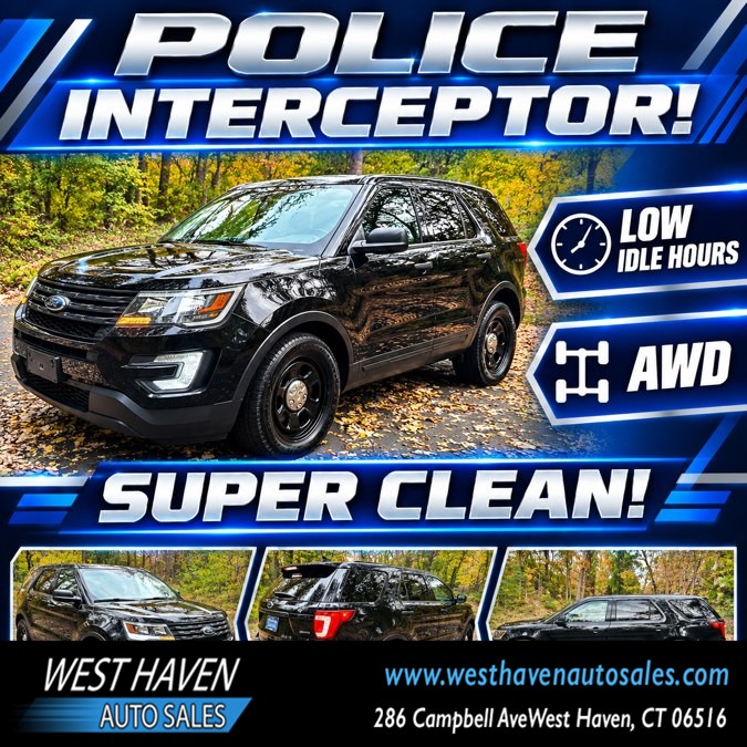 2018 Ford Police Interceptor Utility AWD, available for sale in West Haven, Connecticut | West Haven Auto Sales LLC. West Haven, Connecticut