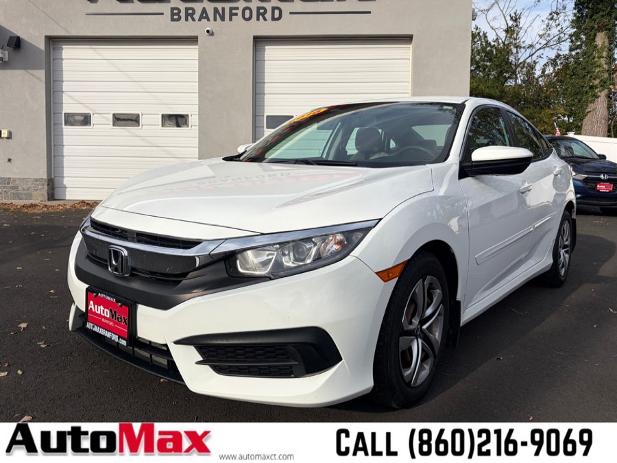 2016 Honda Civic Sedan 4dr CVT LX, available for sale in Branford, Connecticut | AutoMax Branford. Branford, Connecticut