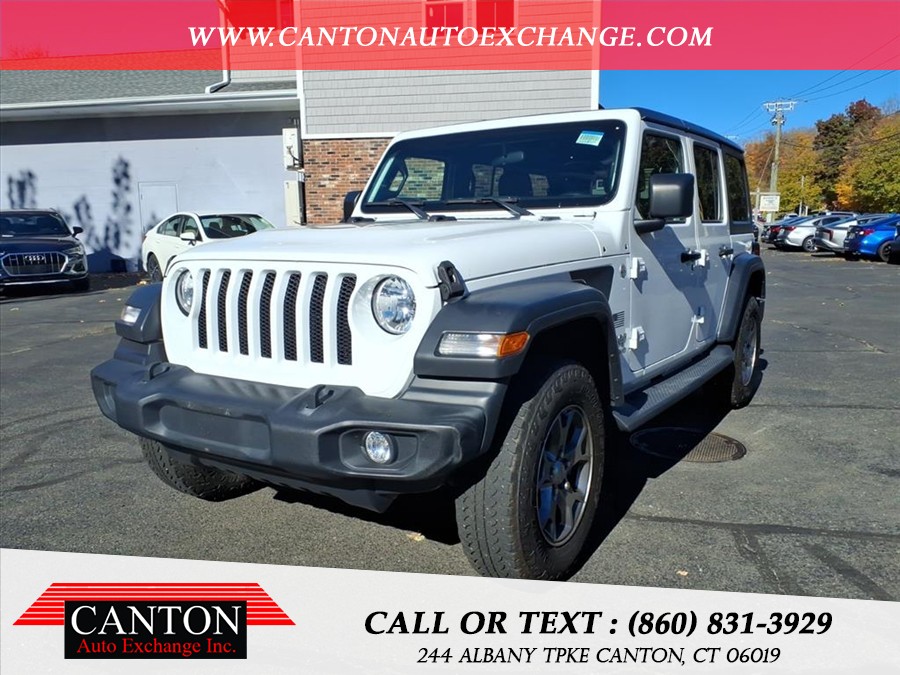 2020 Jeep Wrangler Unlimited Sport, available for sale in Canton, Connecticut | Canton Auto Exchange. Canton, Connecticut