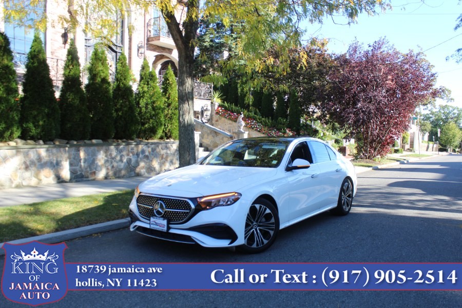 2025 Mercedes-Benz E-Class E 350 4MATIC Sedan, available for sale in Hollis, New York | King of Jamaica Auto Inc. Hollis, New York