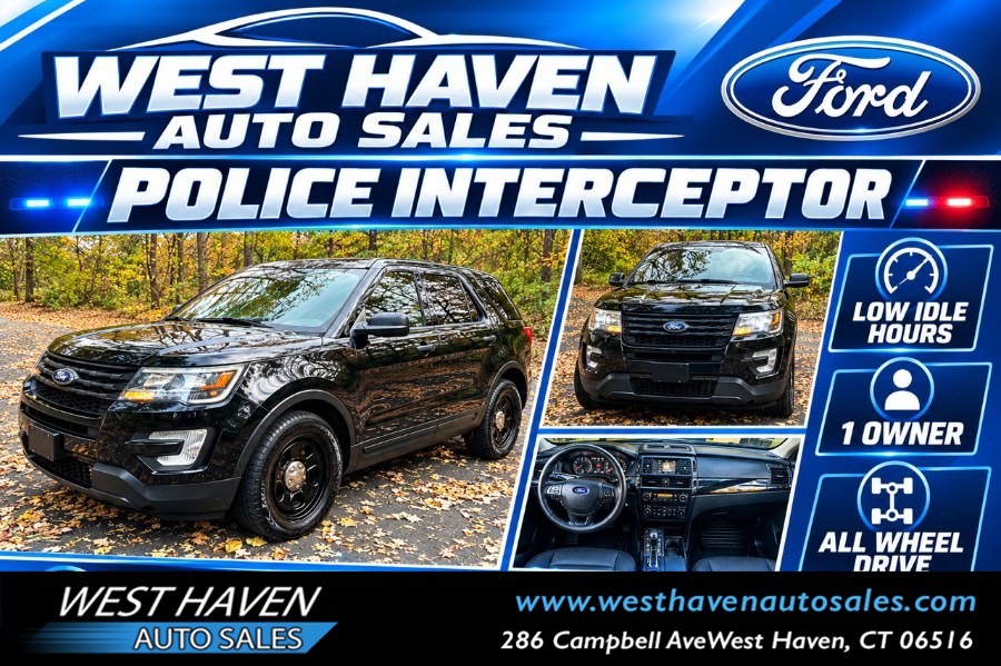 2018 Ford Police Interceptor Utility AWD, available for sale in West Haven, Connecticut | West Haven Auto Sales LLC. West Haven, Connecticut