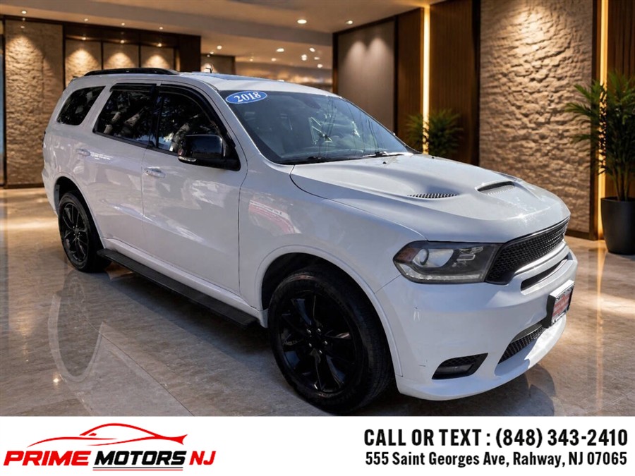 2018 Dodge Durango GT AWD 4dr SUV, available for sale in RAHWAY, New Jersey | Prime Motors NJ. RAHWAY, New Jersey