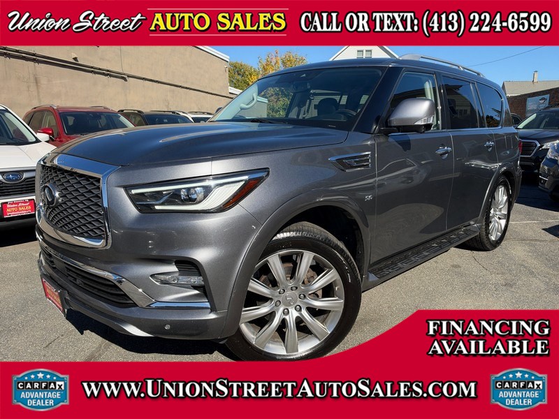 Used 2018 INFINITI QX80 in West Springfield, Massachusetts | Union Street Auto Sales. West Springfield, Massachusetts