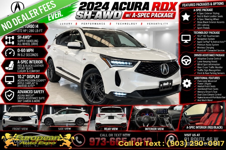 Used 2024 Acura RDX in Hillside, New Jersey | Euro Lux Auto. Hillside, New Jersey