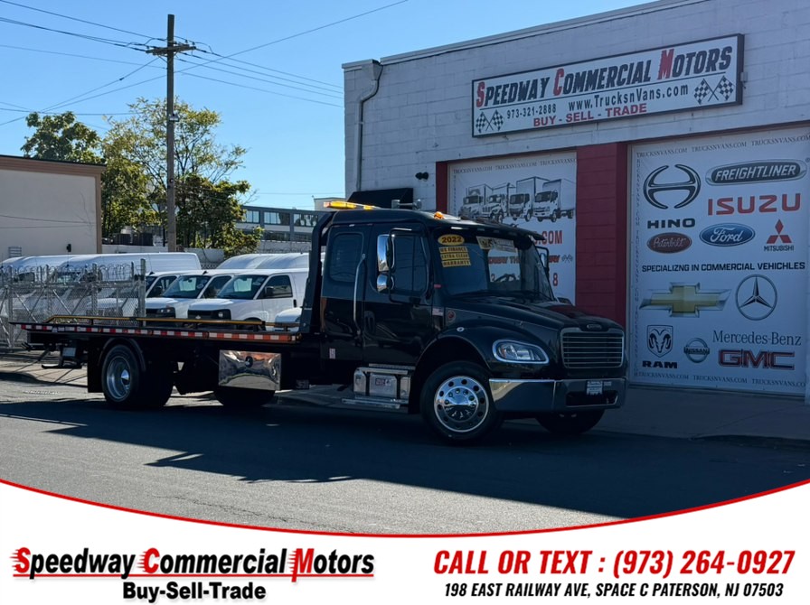 2022 Freightliner M2 106 Jerr-Dan 22SRR6T-W-LP Rollback Body 22 ft x 102, available for sale in Paterson, New Jersey | Speedway Commercial Motors LLC. Paterson, New Jersey