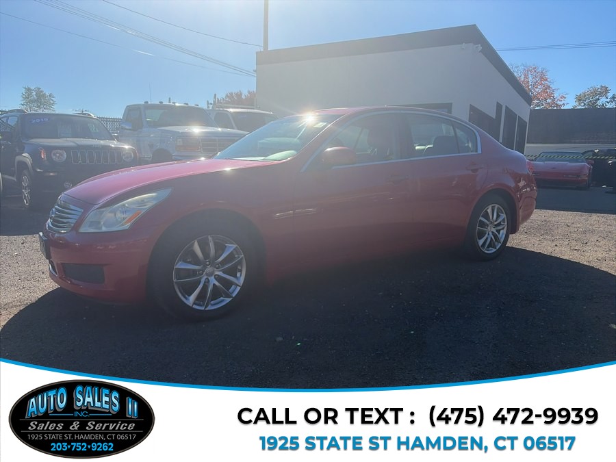 2008 Infiniti G35 Sedan 4dr x AWD, available for sale in Hamden, Connecticut | Auto Sales II Inc. Hamden, Connecticut