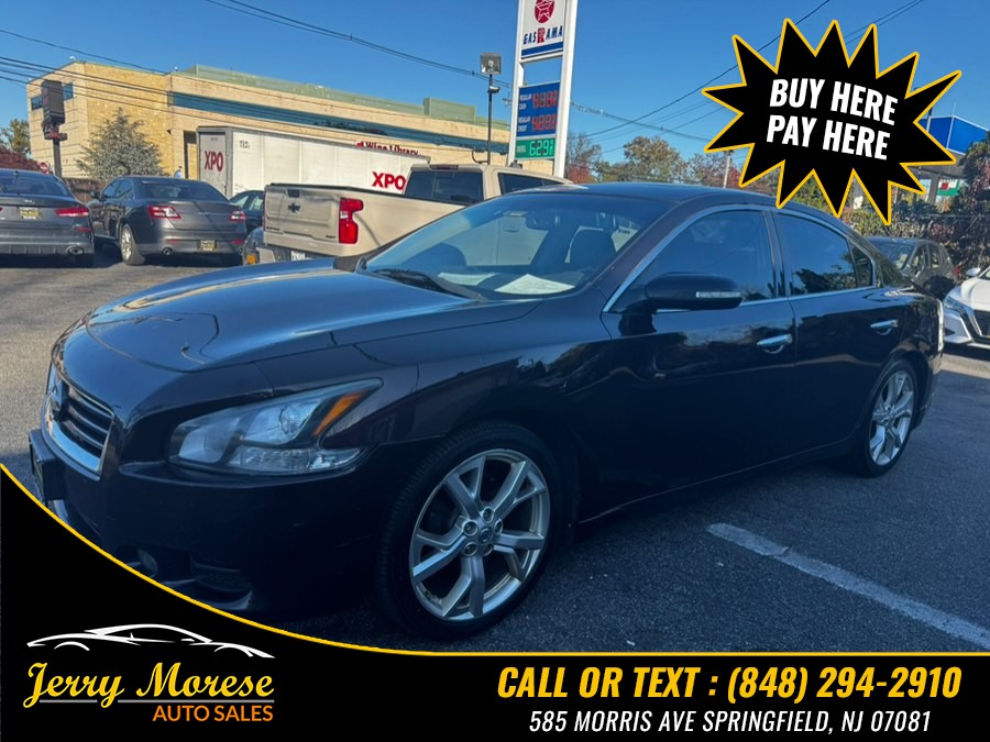 2012 Nissan Maxima 4dr Sdn V6 CVT 3.5 SV w/Premium Pkg, available for sale in Springfield, New Jersey | Jerry Morese Auto Sales. Springfield, New Jersey