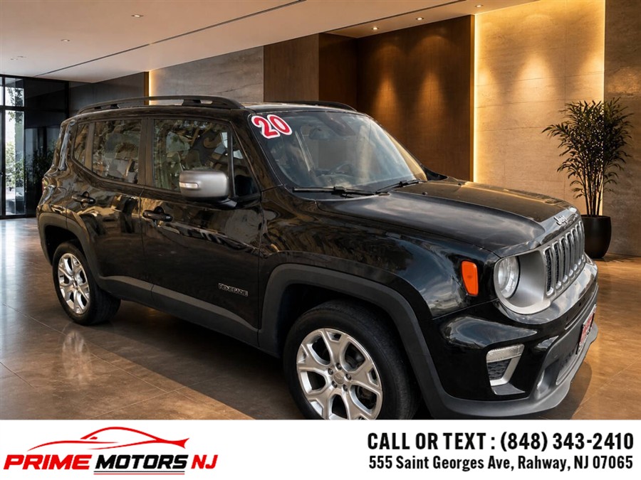 2020 Jeep Renegade Limited 4x4 4dr SUV, available for sale in RAHWAY, New Jersey | Prime Motors NJ. RAHWAY, New Jersey