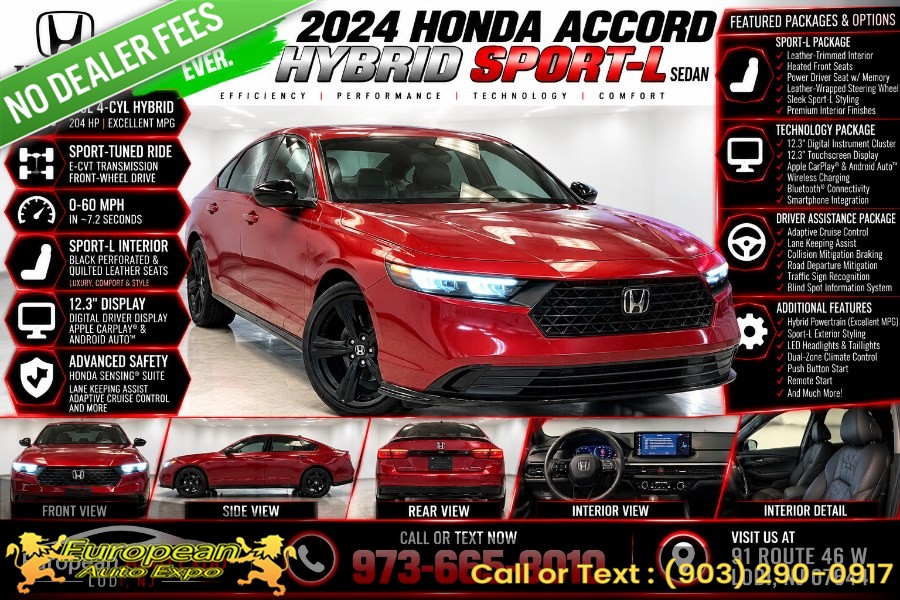 Used 2024 Honda Accord Hybrid in Lodi, New Jersey | European Auto Expo. Lodi, New Jersey