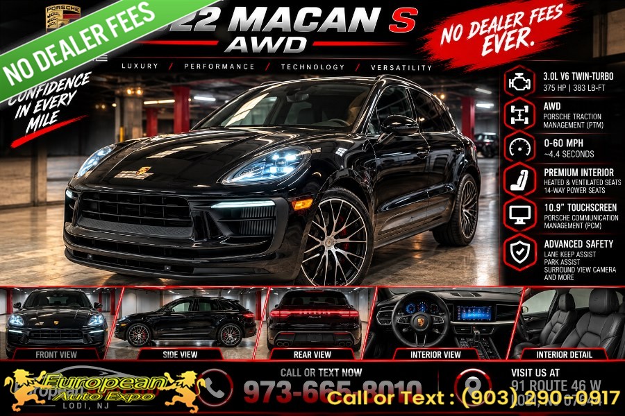 Used 2022 Porsche Macan in Lodi, New Jersey | European Auto Expo. Lodi, New Jersey