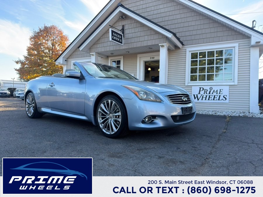 Used 2011 INFINITI G37 Convertible in East Windsor, Connecticut | Prime Wheels. East Windsor, Connecticut