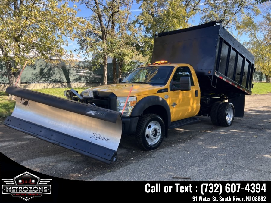 2011 Ford Super Duty F-550 DRW Dump/Plow Truck, available for sale in South River, New Jersey | Metrozone Motor Group. South River, New Jersey