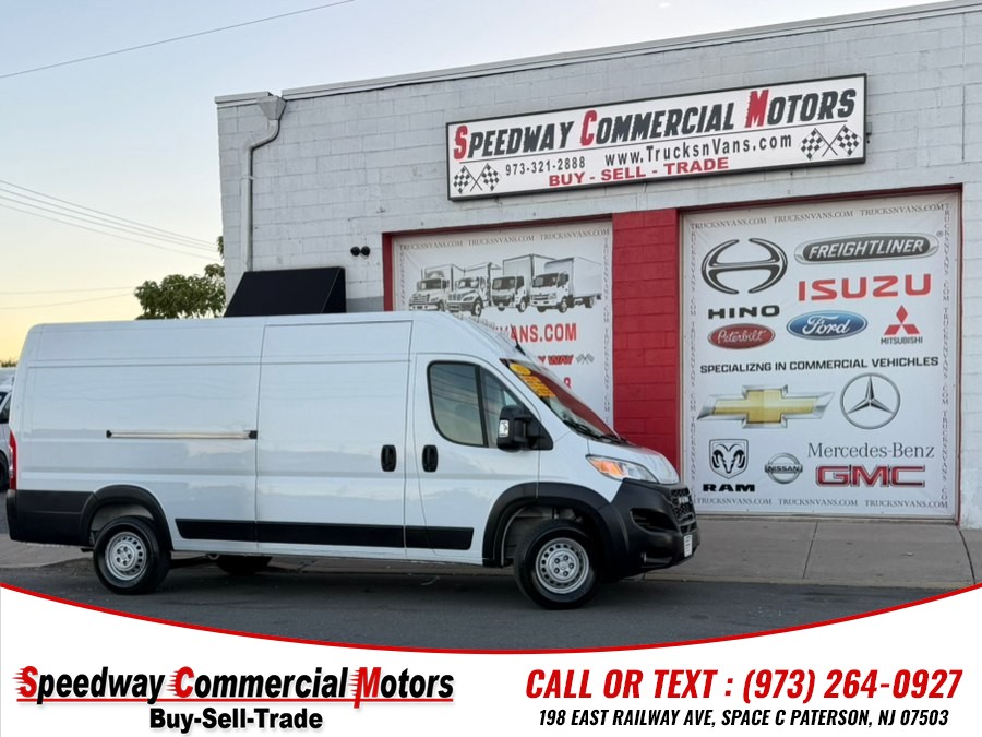 2025 Ram ProMaster Cargo Van Tradesman 3500 High Roof 159" WB EXT w/Pass Seat, available for sale in Paterson, New Jersey | Speedway Commercial Motors LLC. Paterson, New Jersey