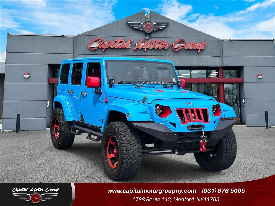 Blue 2017 Jeep Wrangler SUV / Crossover Four-Wheel Drive Automatic