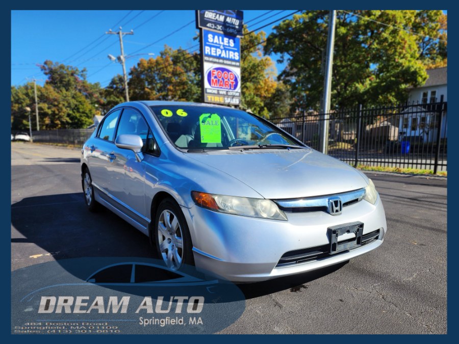 2006 Honda Civic Sdn LX MT, available for sale in Springfield, Massachusetts | Dream Auto. Springfield, Massachusetts