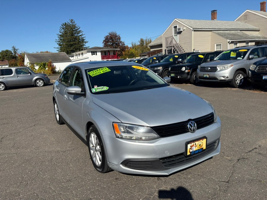 2012 Volkswagen Jetta Sedan 4dr Auto SE w/Convenience & Sunroof PZEV, available for sale in East Windsor, Connecticut | CT Car Co LLC. East Windsor, Connecticut