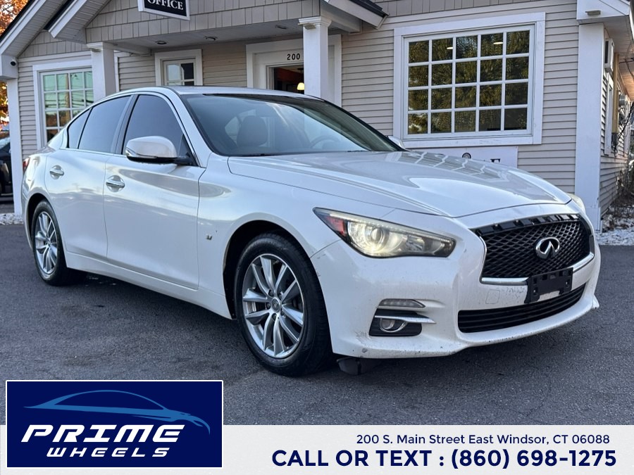 2015 Infiniti Q50 4dr Sdn Sport AWD, available for sale in East Windsor, Connecticut | Prime Wheels. East Windsor, Connecticut