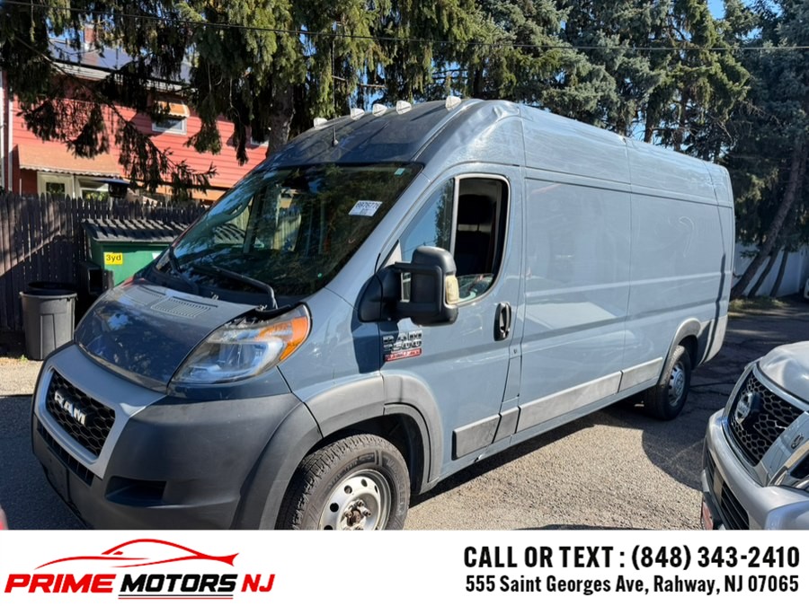2021 Ram ProMaster Cargo Van 3500 High Roof 159" WB EXT, available for sale in RAHWAY, New Jersey | Prime Motors NJ. RAHWAY, New Jersey