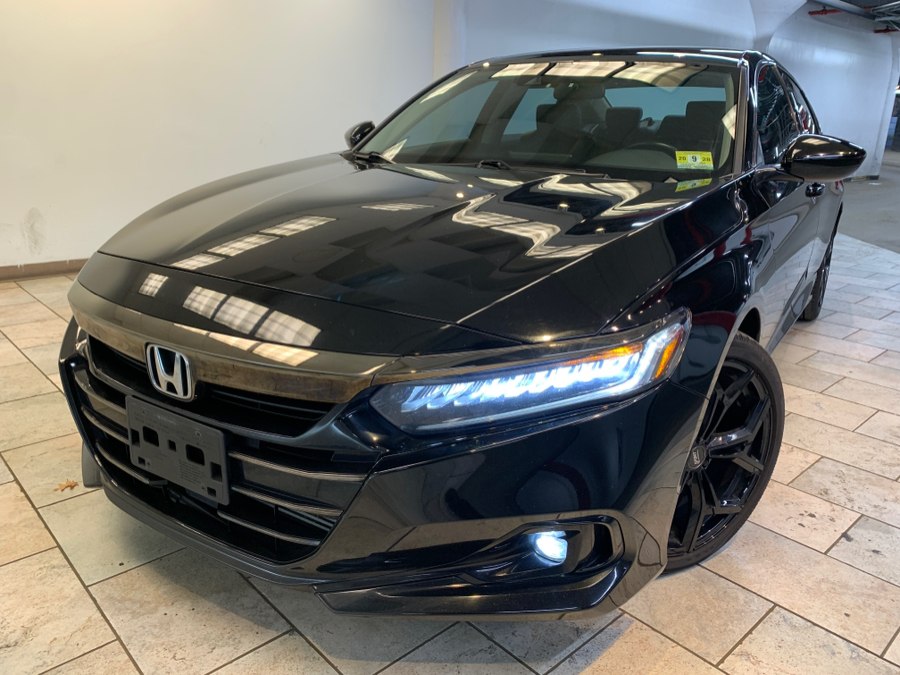 Crystal Black Pearl 2021 Honda Accord Sedan Front-Wheel Drive Automatic